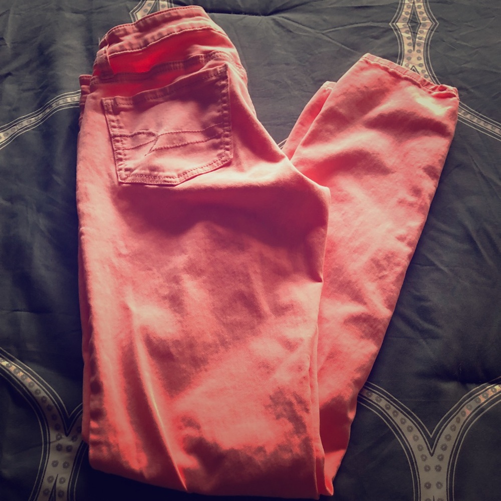 Size 2 Pink American Eagle Jeans